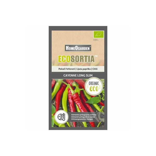 Čili semena ecosortia čili cayenne long slim.