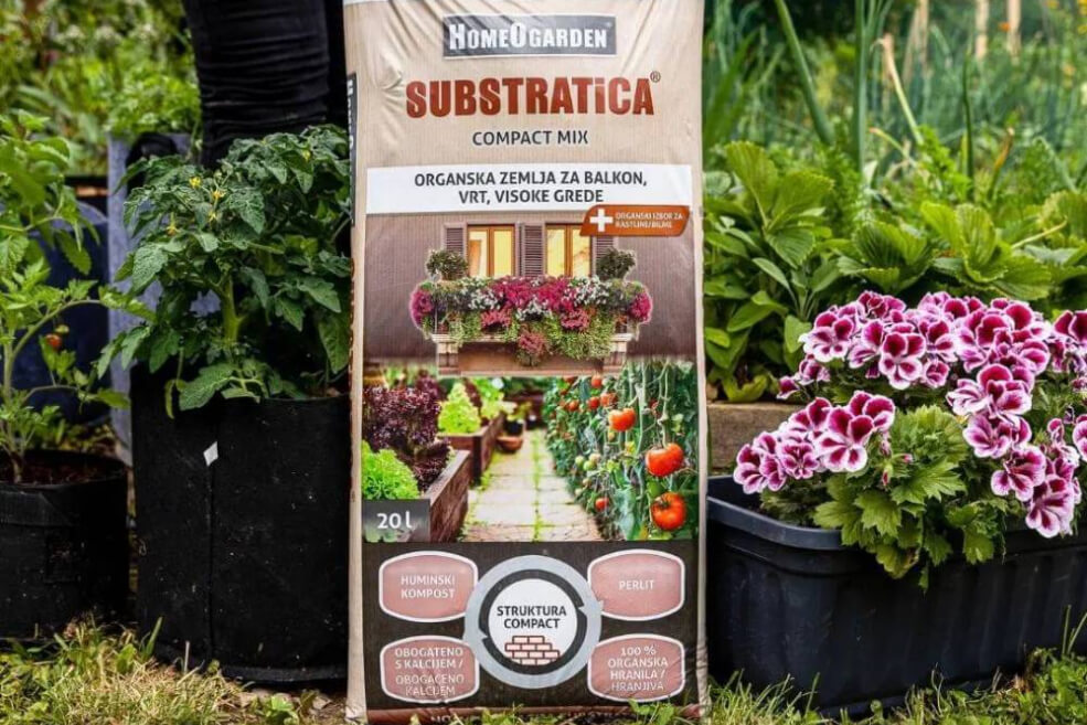 HomeOgarden substrat Substratica compact mix je popolna rešitev za vaš vrt.
